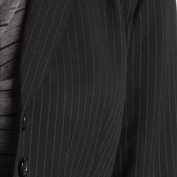 Halogen Three Button Pinstripe Blazer - Picture 11 of 15